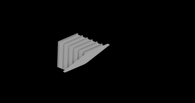 45 degree Tube Plug for 15 square tubing Model do druku 3D .c4d .max .obj .3ds .fbx .stl .blend 