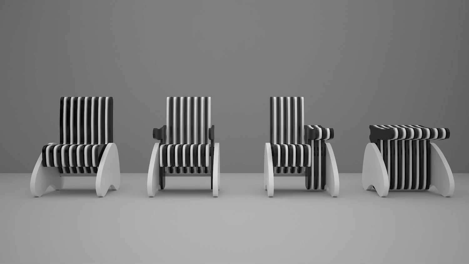 Rotating Chair With Multi-function 3D Model .c4d .max .obj .3ds .fbx .stl .blend