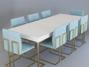 Dining table01 3D 모델