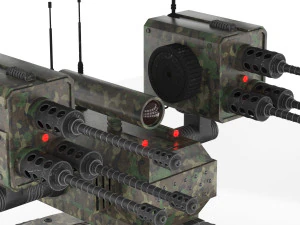 Rob&ocirc; de defesa Harpag Modelo 3D