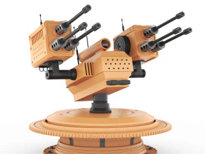 Rob&ocirc; de defesa Harpag Modelo 3D