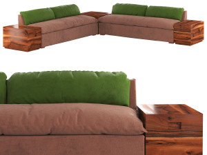Grant Sectional Sofa Modèle 3D