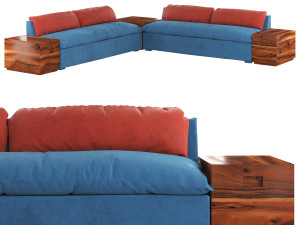 Grant Sectional Sofa Modèle 3D