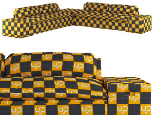 Grant Sectional Sofa Modèle 3D