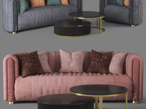 Sofa Artemest Model 3D