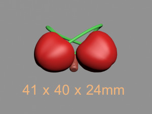 3D printable cherries heart 3D 프린트 모델