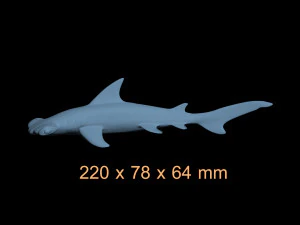 3D printableshark hammerhead fish 3D Print Model