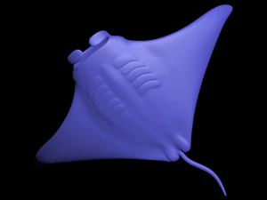 3D printablestingray fish 3D Print Model