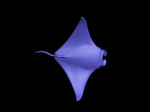 3D printablestingray fish 3D 프린트 모델