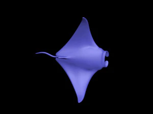 3D printablestingray fish 3D Print Model