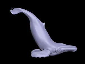 Whale figurine 3D Print Model