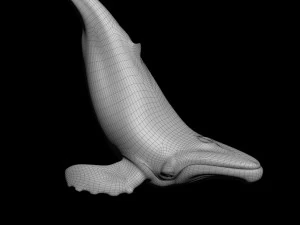 Whale figurine 3D Print Model