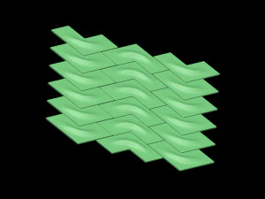Tile mosaic 3D Print Model