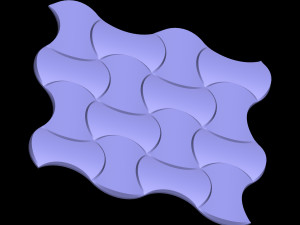 Tile mosaic Modelo de impresión 3D