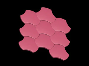 Tile mosaic 3D Print Model