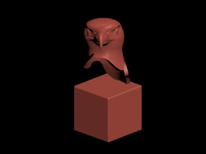 Eagle head 3D Print Model