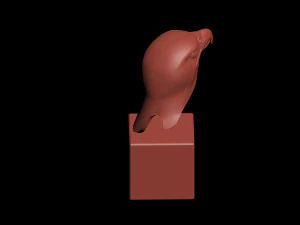Eagle head 3D Print Model