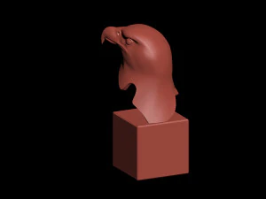 Eagle head 3D Print Model