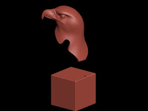 Eagle head 3D Print Model