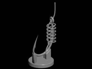 Hakenfischen 3D Druckmodell