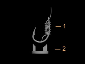 Hook fishing Model Cetak 3D