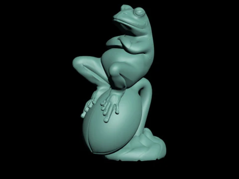 Жаба 3D Принт Модель