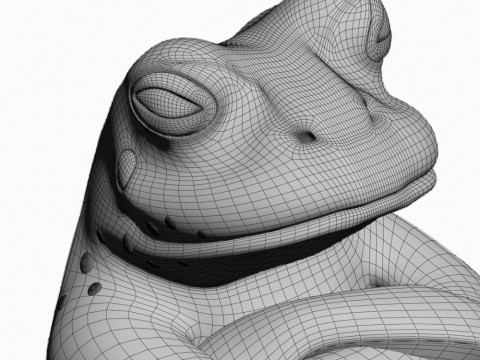 Frog Modelo de Impressão 3D