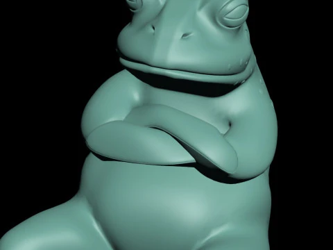 Frog 3D Print Model
