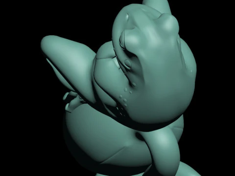 Frog 3D Print Model