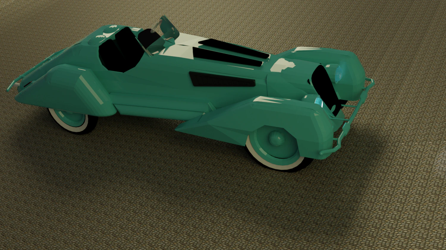 Alfa-Romeo 8c 2900b roadster 3D Model .c4d .max .obj .3ds .fbx .stl .blend 