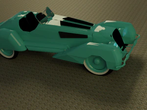 Alfa-Rom&eacute;o 8c 2900b roadster Modèle 3D