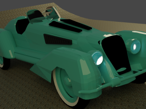 Alfa-Romeo 8c 2900b roadster 3D 모델
