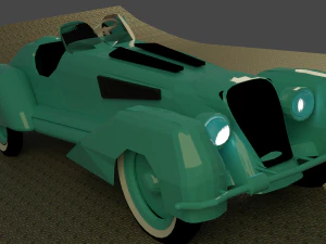 Alfa-Romeo 8c 2900b roadster 3D Model