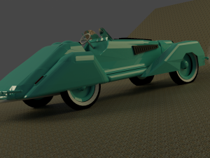Alfa-Romeo 8c 2900b roadster 3D 모델
