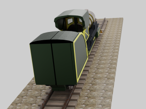 Steam Locomotive 3Dモデル