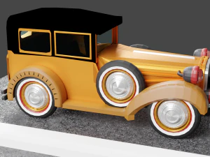 Tudor Sedan 1930 3D Model