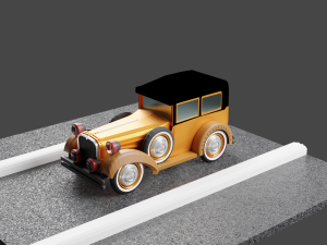 Tudor Sedan 1930 3D-Modell