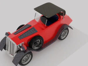Voiture ancienne Modèle 3D