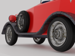 Antique car 3Dモデル