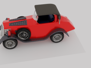 Antique car 3Dモデル
