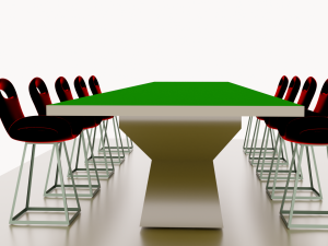 Bartable with barchairs 3D Модель