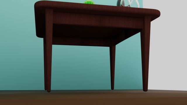 Kitchen table 3D Модель .c4d .max .obj .3ds .fbx .stl .blend 