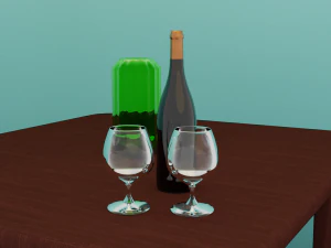 Kitchen table 3D Model