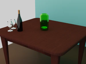 Kitchen table 3D Model