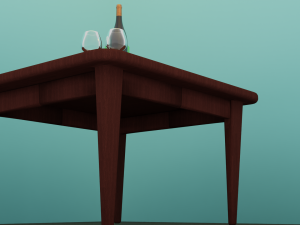 Kitchen table 3D Модель