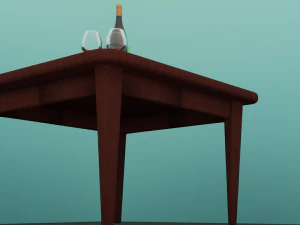Kitchen table 3D Model