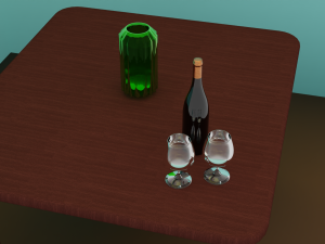 Kitchen table 3D Модель