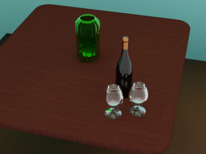 Kitchen table 3D Model