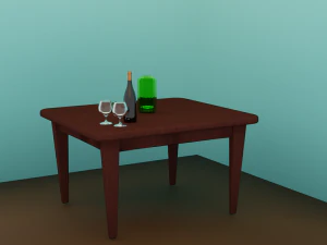 Kitchen table 3D Model
