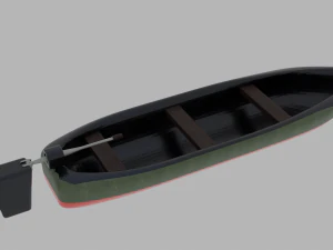 Motorboat 3D Model